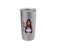 She's Over it. Sarcastic Sassy Silly Sista That's Over it. Stainless Steel Insulated Tumbler