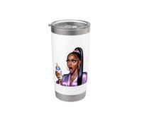 She's Over it. Sarcastic Sassy Silly Sista That's Over it. Stainless Steel Insulated Tumbler
