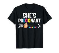 She's Preggnant Dad to Be Baby Announcement Easter Day Men T-Shirt