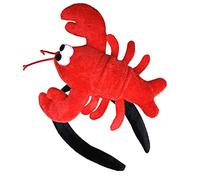 She's Shining Big Lobster Headband Cute Funny Retro Animal Hair Band-Red