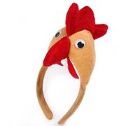 She's Shining Chicken Headband Animal Farm - Adult Cosplay Party Fancy Dress Costume Headwear Accessory