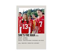 She's The Man Movie Poster Canvas Poster Bedroom Decor Sports Landscape Office Room Decor Gift Unframe: 12x18inch(30x45cm)