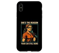 She's The Reason Your Car Still Runs Mechanic Case for iPhone XS Max