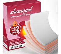 Shesangel Portable Menstrual Heating Patches: Adhesive Heat Patches for Cramps and Backache Relief-Up to 12 Hours, HSA/FSA Eligible & Approved, 12 Counts