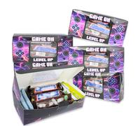 Shescrzionu Video Game Party Favors Boxes 12 PCS-Perfect Gamer Party Favors,Party Favor Boxes with Window,Game On Birthday Decorations Video Game Birthday Decorations,Game Bags,Video Game Gifts Aa09