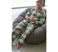 British Boxers Brushed Cotton Check Pyjama Set, Shetland