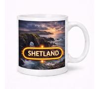 Shetland Islands Dramatic Coastline Travel Ceramic Gift Mug