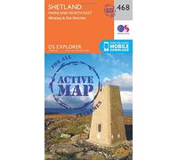 Shetland - Mainland North East Map | Weatherproof | Whalsay & Out Skerries | Ordnance Survey | OS Explorer Active Map 468 | Scotland | Walks | Hiking | Maps | Adventure