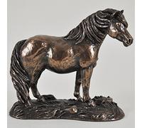 Shetland Pony 8cm High Cold Cast Bronze Sculpture by Harriet Glen