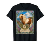 Shetland Pony Elegant Art Nouveau T-Shirt