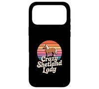 Shetland Pony Horse "Crazy Shetland Lady" Retro Equestrian Case for iPhone 17 Pro Max