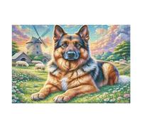 Shetland Sheepdog 1000 Piece Count Premium Jigsaw Puzzle Cute Pet Teen Fans 14-18 Yrs Brain Training Ultra Difficult Leisure Adventure Valentines Wooden Cardboard 1000 PCS