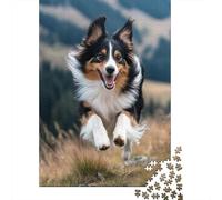 Shetland Sheepdog 1000 Pieces Adult Jigsaw Puzzles Jigsaws Challenging Game Family Challenging Educational Challenge Home Decoration for Adults Gifts Ideas 1000pcs (75x50cm)