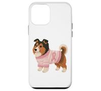 Shetland Sheepdog Dog Mom Breast Cancer Awareness October Case for iPhone 12 mini
