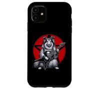 Shetland Sheepdog Heavy Metal Guitar Rock Dog Lover Case for iPhone 11