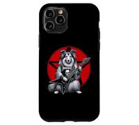 Shetland Sheepdog Heavy Metal Guitar Rock Dog Lover Case for iPhone 11 Pro