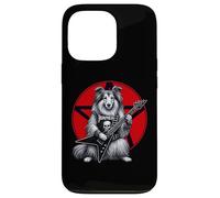 Shetland Sheepdog Heavy Metal Guitar Rock Dog Lover Case for iPhone 13 Pro