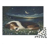 Shetland Sheepdog Jigsaw Puzzles For Adults 1000 Piece Jigsaws Puzzles 1000 Piece Puzzles For Adults Kids Puzzle Games Toys Gift for Home Decoration Jigsaw Puzzle Great Gift For All Ages 1000pcs (75x5