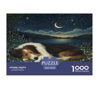 Shetland Sheepdog Jigsaw Puzzles for Adults Gifts 1000 Pieces Challenging Games Home Decors Brainteasing Dogs Jigsaw Puzzle for Adults And Kids 70x50cm/1000pcs