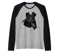 Shetland Sheepdog Portrait Sheltie Art Raglan Baseball Tee