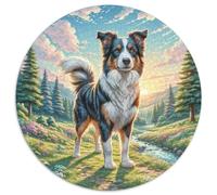 Shetland Sheepdog Puzzle 1000Pc Jigsaw Good Friend Partner Pet Rotundity Jigsaws Adults Kids Puzzles Puzzling Colourful Unique Creative Adult Games Home Decoration 1000pcs (67.5x67.5cm)