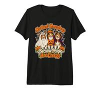 Shetland Sheepdogs Halloween Funny Dog Ghost Pumpkin Premium T-Shirt