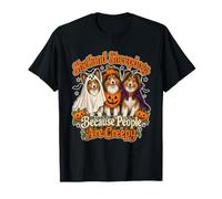 Shetland Sheepdogs Halloween Funny Dog Ghost Pumpkin T-Shirt