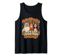 Shetland Sheepdogs Halloween Funny Dog Ghost Pumpkin Tank Top