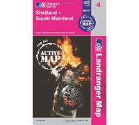 Shetland - South Mainland: 4 (OS Landranger Active Map)