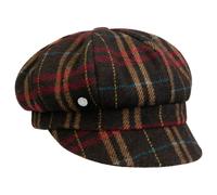 Shetland Wool Stripes Newsboy Cap by Lierys