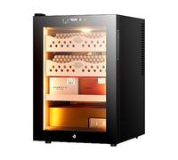 SHEUAO 50L Electric Cigar Humidor, 200/300 Count Cigar Humidor Cabinet With Cooling, Heating & Humidity Control,Layer Drawer,For Men Father Husband,Cigarcabinet A