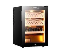 SHEUAO Electric Cigar Cabinet-50L Electronic Cooler Humidor-Cedar Wood-Controlled Humidity Cigar And Wine Cabinet-Holds 200/300 Cigars-Commercial/Household B