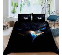 SHEVIOMB Eyes Beak Bedding Set 3D Design Raptor SkyAnimal Duvet Cover Set Chic Breathable Comforter Cover Suitable for Family,couple,children Pillowcase King（220x240cm）