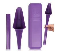 SHEWEE Flexi + Case - The Original Female Urinal - Made in the UK - Reusable & Portable Urination Device. Festival, Camping, Car, Hiking Essentials for Women. Stand to Pee Funnel - Purple