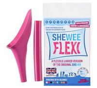 SHEWEE Flexi - The Original Female Urinal - Made in the UK - Reusable, Flexible & Portable Urination Device. Festival, Camping, Car, Hiking Essentials for Women. Stand to Pee Funnel - Pink