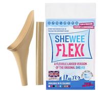 SHEWEE Flexi - The Original Female Urinal - Made in the UK - Reusable, Flexible & Portable Urination Device. Festival, Camping, Car, Hiking Essentials for Women. Stand to Pee Funnel - Desert Sand