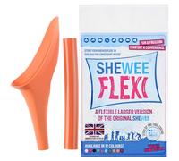 SHEWEE Flexi - The Original Female Urinal - Made in the UK - Reusable, Flexible & Portable Urination Device. Festival, Camping, Car, Hiking Essentials for Women. Stand to Pee Funnel - Pumpkin