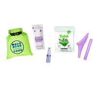 SHEWEE Flexi Travel Pack - Includes Reusable Pee Funnel, Peebol Pocket Sized Toilet, Hand Sanitiser and Dry Bag (Lilac)