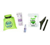 SHEWEE Flexi Travel Pack - Includes Reusable Pee Funnel, Peebol Pocket Sized Toilet, Hand Sanitiser and Dry Bag (Nato Green)