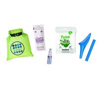 SHEWEE Flexi Travel Pack - Includes Reusable Pee Funnel, Peebol Pocket Sized Toilet, Hand Sanitiser and Dry Bag (Blue)