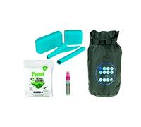 SHEWEE Out & About Pack - Reusable Pee Funnel - The Original Female Urination Device Since 1999! Quickly, Easily and Discreetly, Wee Standing Up Without Removing Clothing (Aqua)