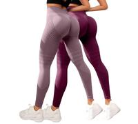 Shfebrinox Anti Cellulite 2 Pack Leggings High Waisted Gym Compression 3D Shorts Women - Tummy Control Buttery Soft Biker Yoga Running Gym Black Workout Athletic Shorts Butt Lifting Leggings