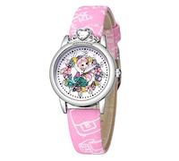 Shffuw Sports Football Quartz Gift Pattern Watch Trend Children's Fashion Kid's Watch Little Watch (Pink, One Size)