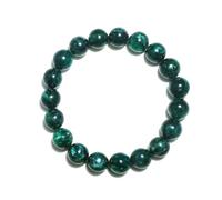 SHFJASBNUMG 12MM Emerald Bracelet for Unisex | Fits for about 7.5''-8" Wrist | Birthstone of May | Heart Chakra Green Crysta| Spritual Valentines choice for Friends and Familys on any Festival