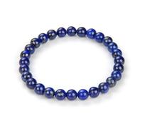 SHFJASBNUMG 1pc Natural Stretch Gemstone Bracelet 6mm (0.24 Inch) Bead 7" 7.5" 8 inch Healing Crystal Quartz Energy Chakra Jewelry Women Birthday Gift