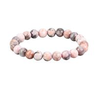 SHFJASBNUMG 8mm Natural Gemstones Round Beads Energy Power Crystal Chakra Reiki Healing Elastic Stretch Bracelet 7 Inch Unisex