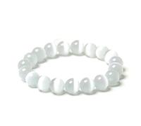 SHFJASBNUMG Healing Natural Stone Stretch Bracelet Strand Chakra Crystal Beaded Energy Reiki Spirituality for Women Conservancy Meditation Protection Jewelry