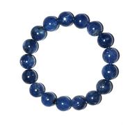 SHFJASBNUMG Kyanite Bracelet 12MM for Women Men Beads | Control of Your Life - Fits for About 8" Wrist | Anxiety & Stress Relief | Absorb Negative Energy | Come With Box & Velvet Pouch & Beading Kit