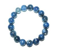 SHFJASBNUMG Kyanite Bracelet 12MM for Women Men Beads | Control of Your Life - Fits for About 8" Wrist | Anxiety & Stress Relief | Absorb Negative Energy | Gift 12MM for Women Men Beads