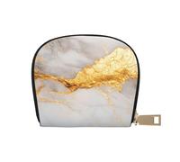 SHFJASBNUMG Modern Gold Marble Card Pack Abstract White Gold Marble Leather Bag Modern Marbling Wallet Cruise Ship Passengers - Cabin Key and Charge Card case 9X11CM